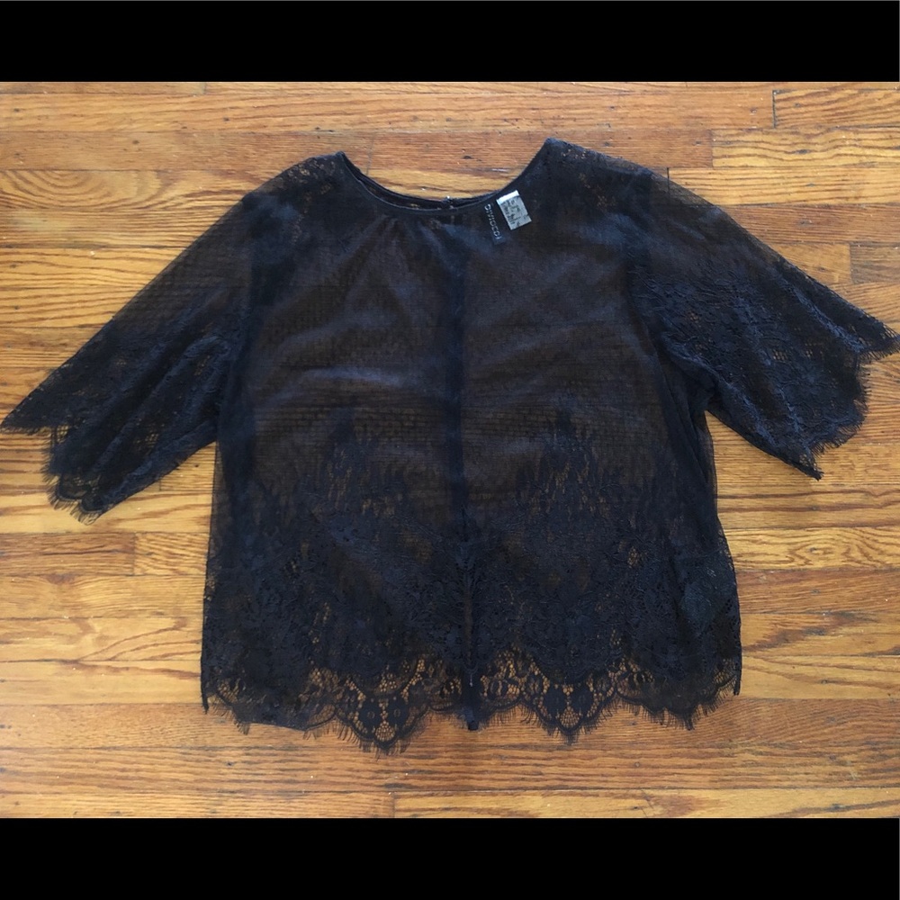 Black Lace Top
